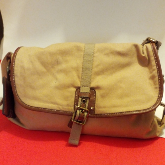 Fossil Handbags - Fossil cloth saddle bag